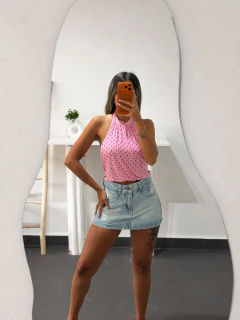 Pollera Short Morena jean - comprar online