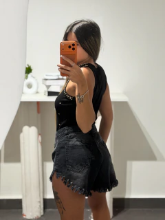 Short Ash Negro jean - comprar online