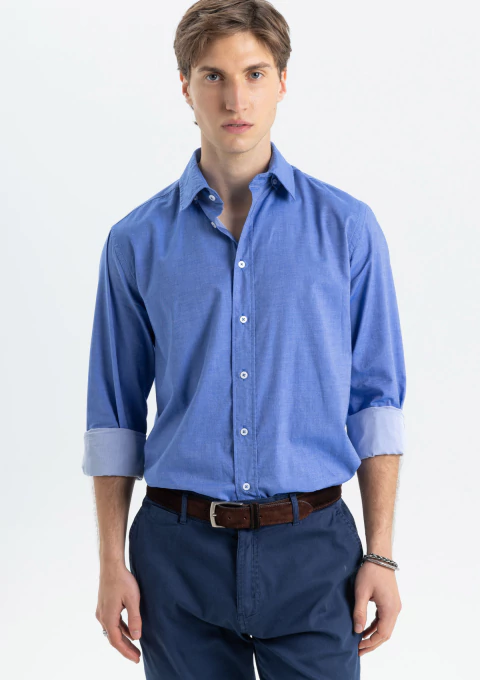 CAMISA COLON (AZULINO) - comprar online