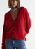 CARDIGAN ALCACHOFA (ROJO) - Giesso