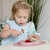 Set Plato De Silicona Ezpz + Tenedor + Cuchara Mini Feeding Rosa en internet