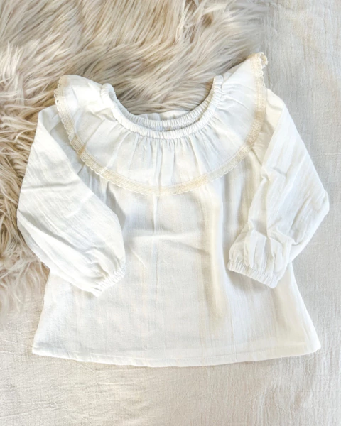 Camisa Magda blanca - comprar online