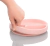 Plato de Silicona Antideslizante Portions Minikoioi Rosa - Casa Mariano Bebes