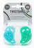 Chupetes Twistshake x2 - 0-6 meses Verde y Celeste - comprar online