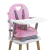 Silla De Comer Booster Portatil Love Rosa - comprar online