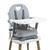 Silla De Comer Booster Portatil Love Gris - comprar online