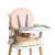 Imagen de Silla De Comer 3 En 1 Tapizada Booster Love Rosa