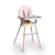 Silla De Comer 3 En 1 Tapizada Booster Love Rosa - Casa Mariano Bebes