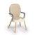 Silla De Comer 3 En 1 Tapizada Booster Love Beige