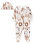 Set 2 Piezas Osito-Pijama Algodon Cierre Gorro Safari - comprar online