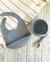 Set Alimentacion Silicona X 2 Bowl con Cuchara + Babero Gris - comprar online