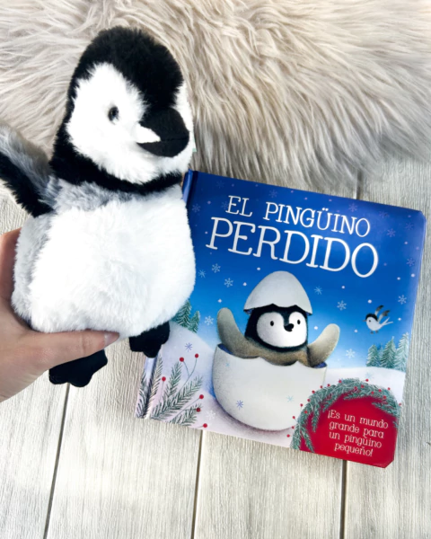 Set de libro y peluche: El pingüino perdido - comprar online