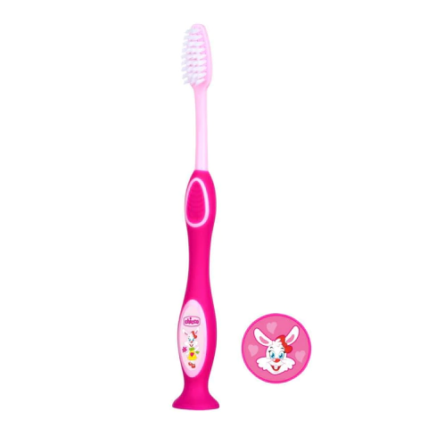 Cepillo De Dientes Con Tapa Y Sopapa 3-6 Años Chicco - comprar online