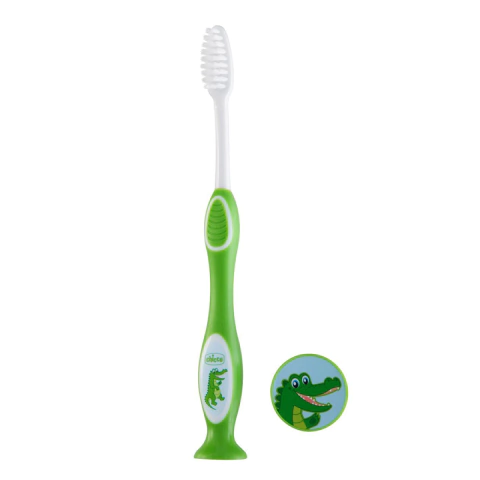 Cepillo De Dientes Con Tapa Y Sopapa 3-6 Años Chicco - Casa Mariano Bebes