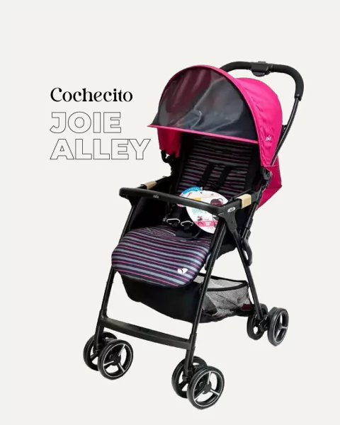 Cochecito Bebe Ultraliviano Joie Alley Rosa chicle