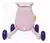 Caminador Andador Mega Baby Luz Sonido Y Actividades Rosa en internet