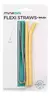 Sorbetes De Silicona Minikoioi Flexi Straws X2 Con Cepillo - tienda online