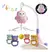 Movil Cunero Con Control Luz Y Musica Love Rosa - comprar online