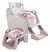 Adaptador De Inodoro Asiento Reductor Con Escalera Love Rosa - tienda online