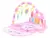 Gimnasio Piano para bebes Bebesit Pony rosa en internet