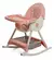 Silla De Comer Mecedora 3 En 1 Bebesit Rosa - tienda online