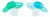 Chupetes Twistshake x2 - 0-6 meses Verde y Celeste en internet