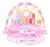 Gimnasio Piano para bebes Bebesit Pony rosa - Casa Mariano Bebes
