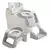 Adaptador De Inodoro Asiento Reductor Con Escalera Love Gris - tienda online