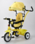 Triciclo Direccional Con Manija Giratorio 360 Bebesit Amarillo