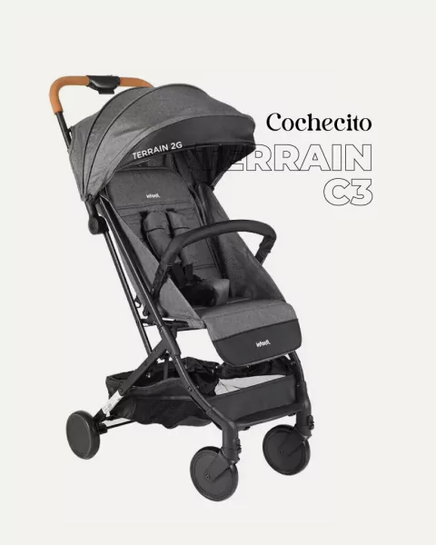 Cochecito Infanti Terrain G2 Ultracompacto Gris