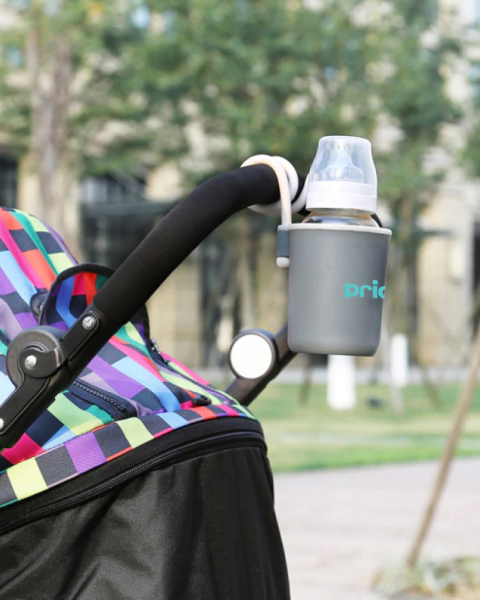 Posa Vaso/mamadera Para Cochecitos + gancho ajustable Priori