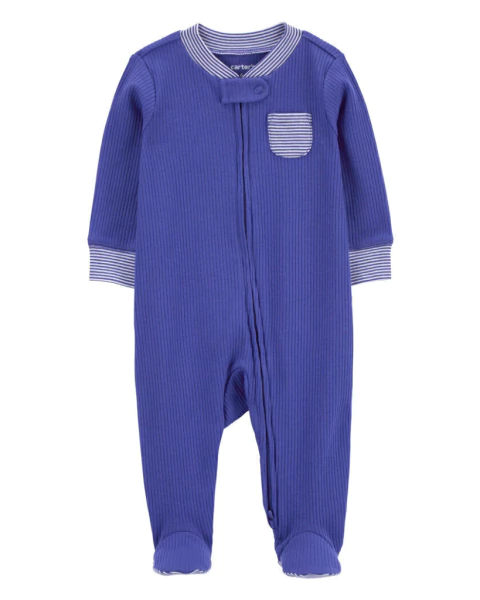 Osito-Pijama Algodón Cierre Blue - comprar online