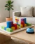 Juego de Mesa Interactivo de Bloques de Construcción