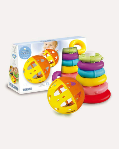 Torre De Anillos Apilables Y Esfera Sonajero Duravit