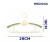 Pack Percha Infantil Con Gancho Verde X 5 - tienda online