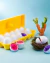 Set De Encastre Montesori Huevera Huevos Números y Colores