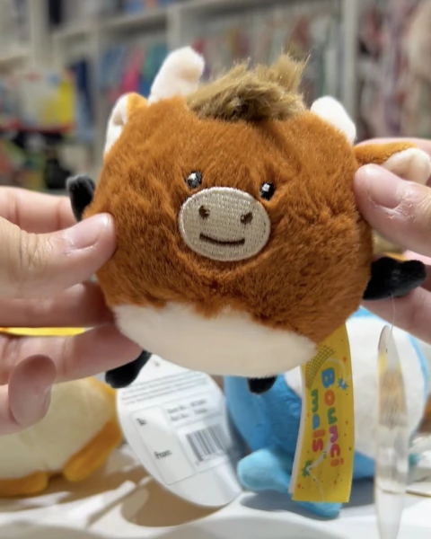 Pelota de peluche saltarina animales