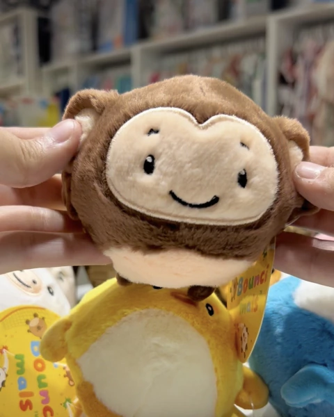Pelota de peluche saltarina animales