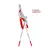 Silla De Comer Plegable Mela Briccone Rojo - tienda online