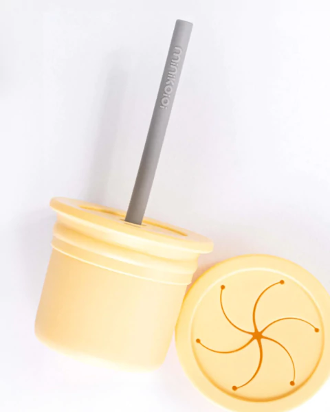 Vaso 3 En 1 Minikoioi Sip+ Snack Mellow Yellow - comprar online