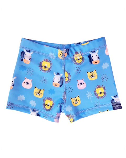 Malla short "Africa celeste" Protección UV - comprar online