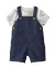 Set 2 Piezas Enterito Remera Mangas Cortas