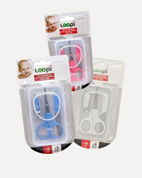 Set Higiene Alicate y Tijera Loopi