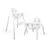 Imagen de Silla De Comer Briccone Ricco 2 En 1 Blanca