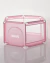 Corralito Bebe Hexagonal Bebesit Rosa - comprar online