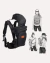 Mochila Ergonomica con Capucha Love Negro