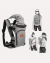 Mochila Ergonomica con Capucha Love Gris