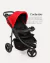 Coche Jogger 3 ruedas Simply Felcraft Rojo