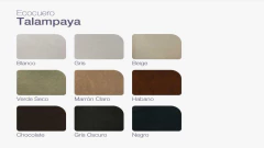 Banqueta Francis Asiento tapizado y respaldo enchapado - comprar online