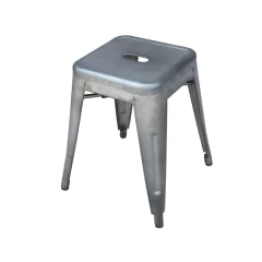 Banquito Tolix Gris Galvanizado